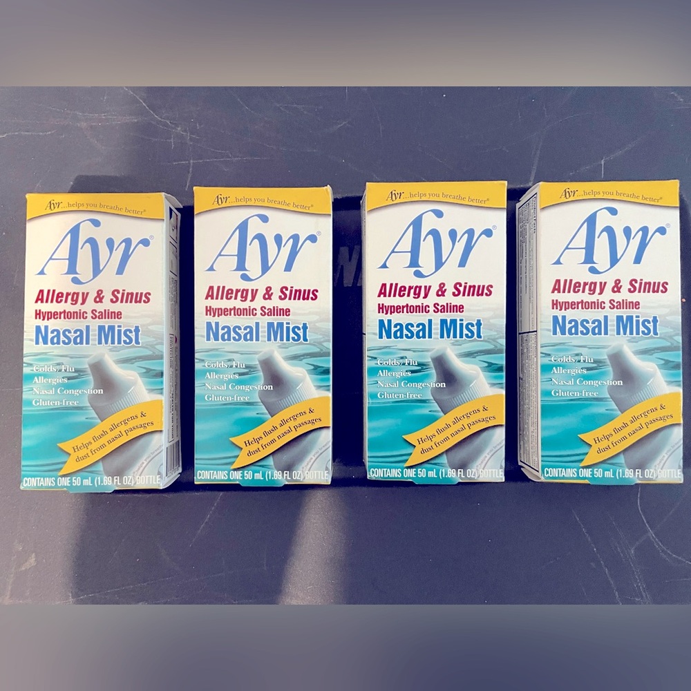 Ayr Allergy & Sinus Hypertonic Saline Nasal Mist - 4 pack